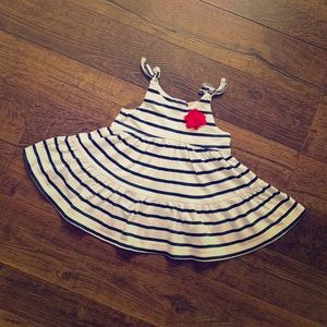 💕✨Baby Girl Osh Kosh Blue/White Striped Dress ✨💕